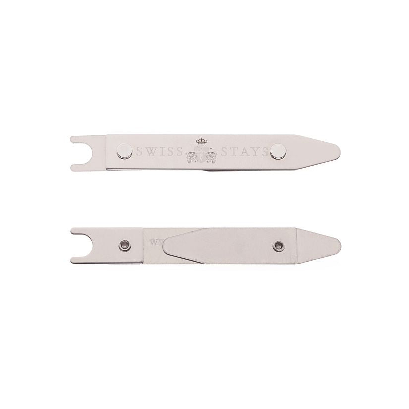 3 Pairs Adjustable Stainless Steel Collar Stays