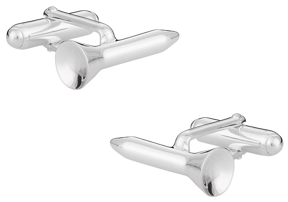 925 Sterling Silver Golf Tee Cufflinks