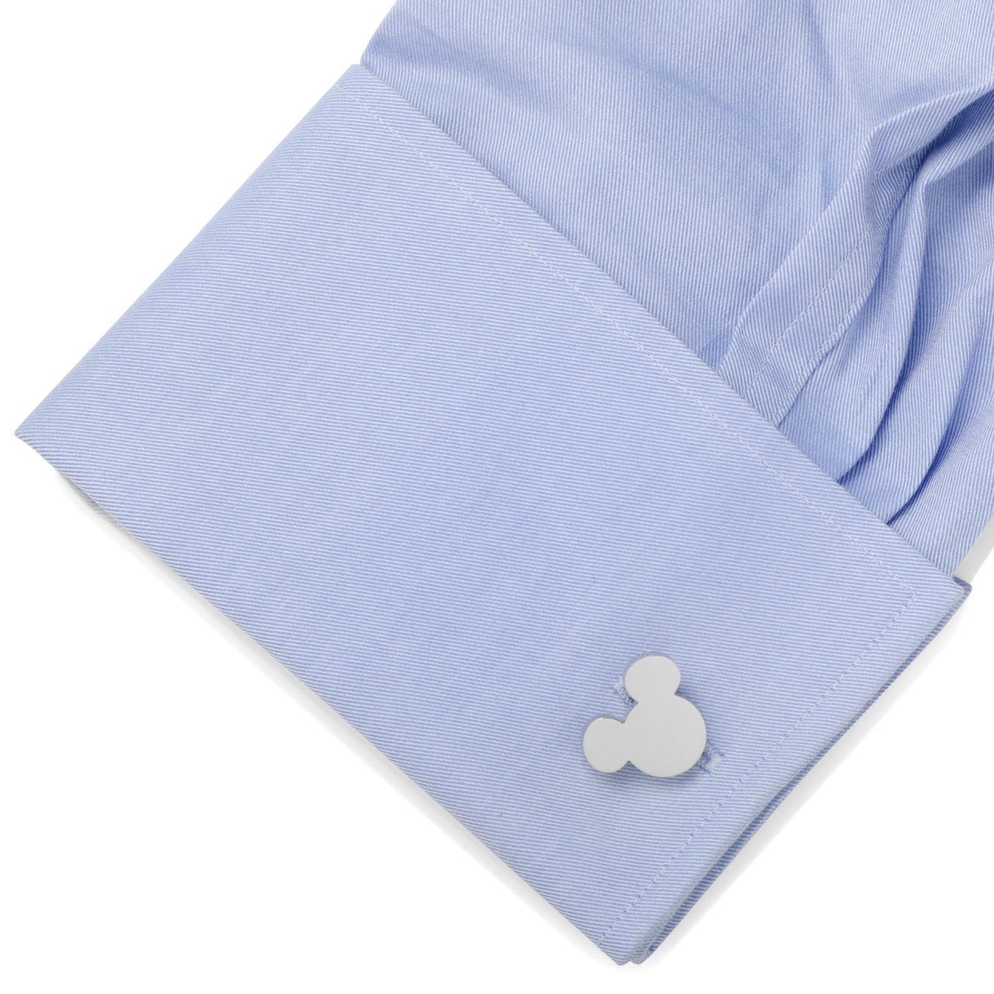 Stainless Steel Mickey Mouse Silhouette Cufflinks