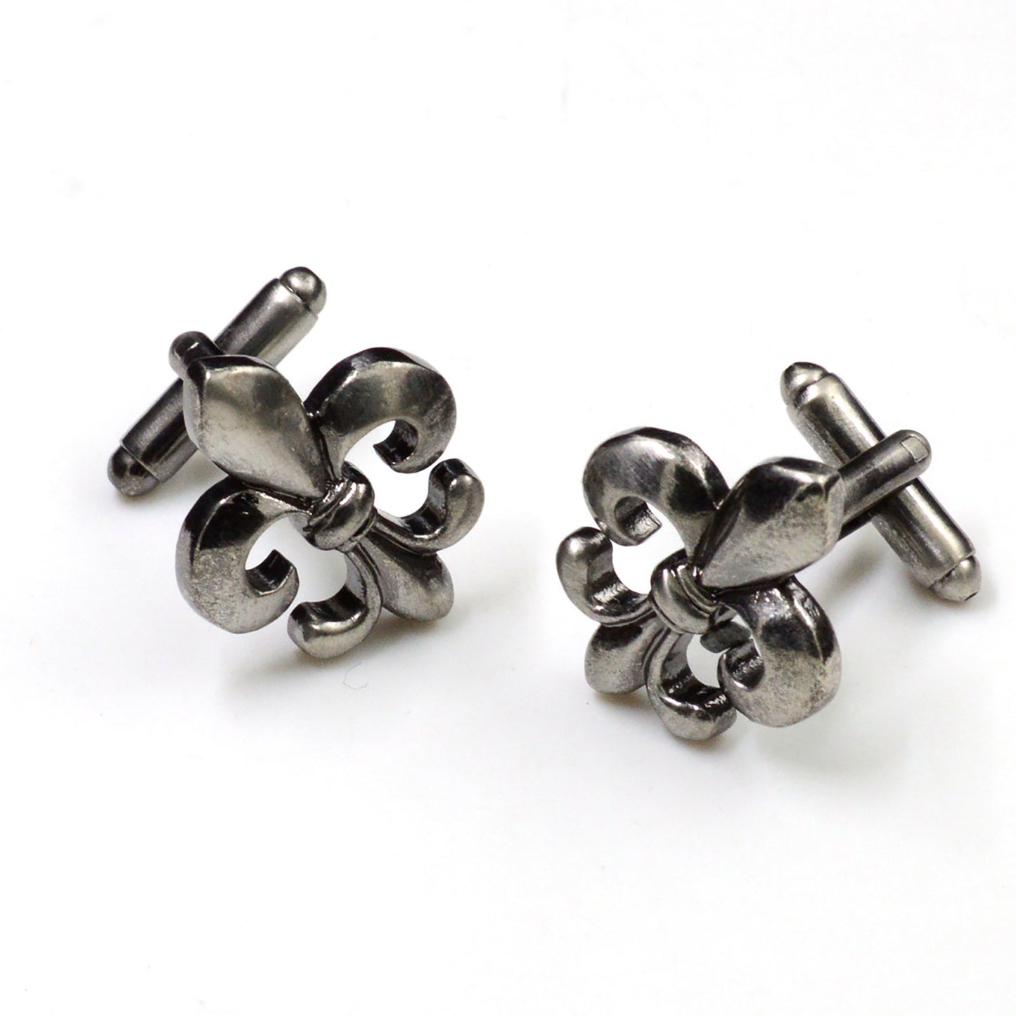 Antique Silver Fleur Di Lis Cufflinks