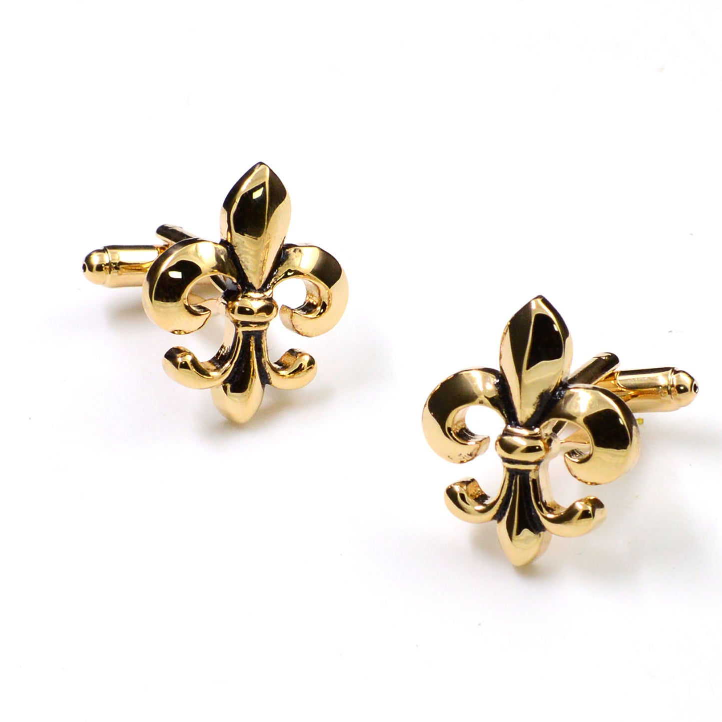 Antique Gold Fleur Di Lis Cufflinks
