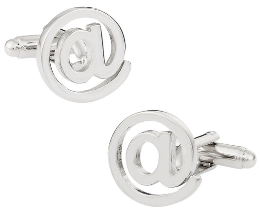 At @ Symbol Cufflinks