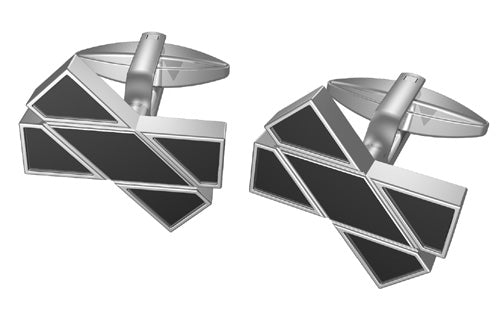 Black Bowtie Cufflinks