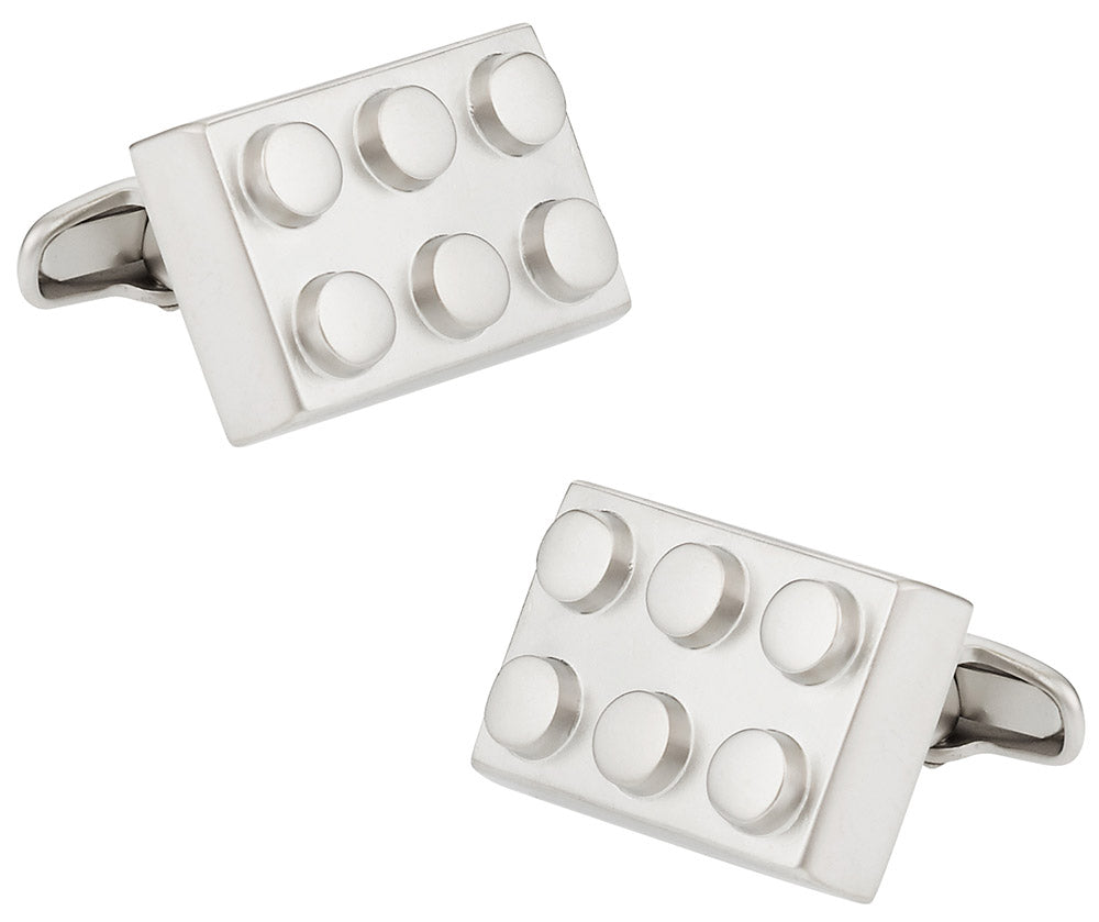 Building Block Silver Cufflinks