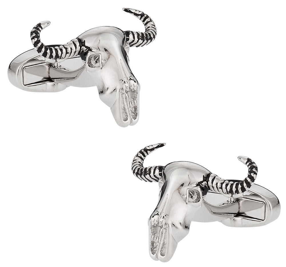 Bull Steer Skull Cufflinks