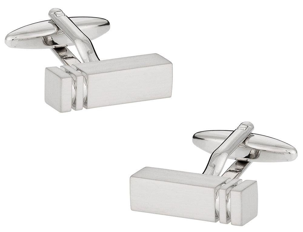 Business Silver Cufflinks