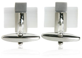 Clamped Silver Glass