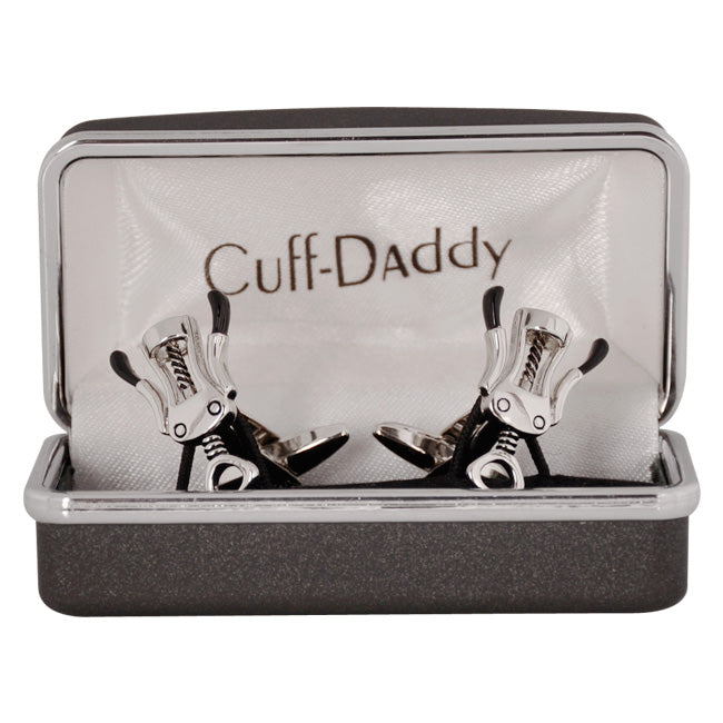 Corkscrew Wine Cufflinks