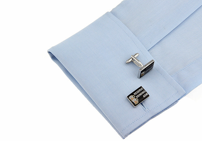 Drinking Arm Cufflinks