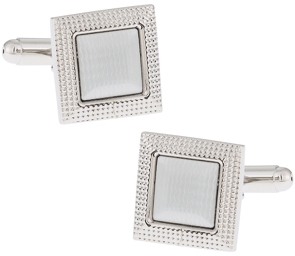 Edgy Metal Cufflinks