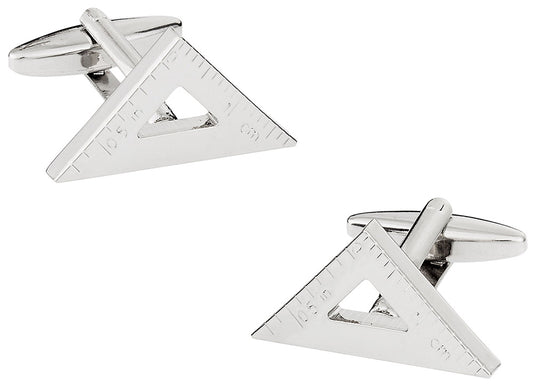 Engineering Triangle Ruler Cufflinks