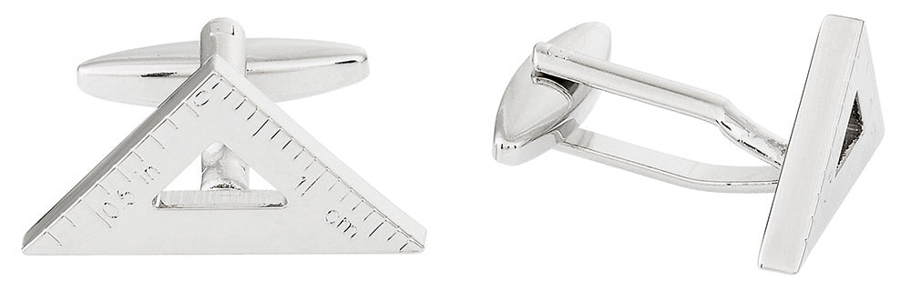 Engineering Triangle Ruler Cufflinks