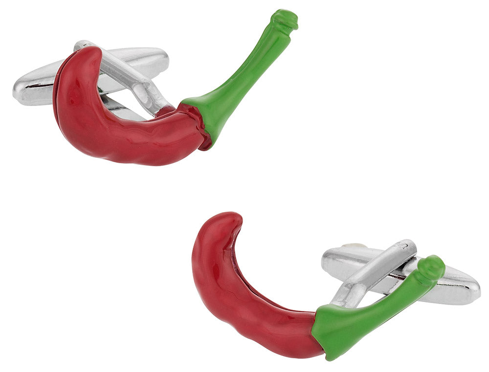 Hot Pepper Cufflinks
