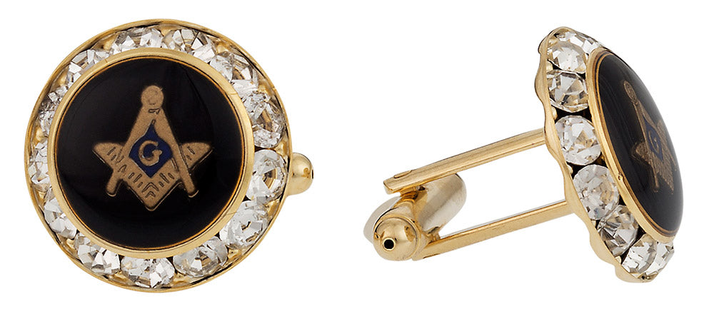 Men's Masonic Cufflinks - Made in USA