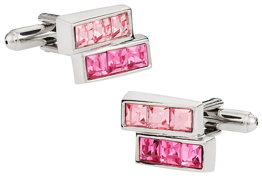 Offset Pink Crystals