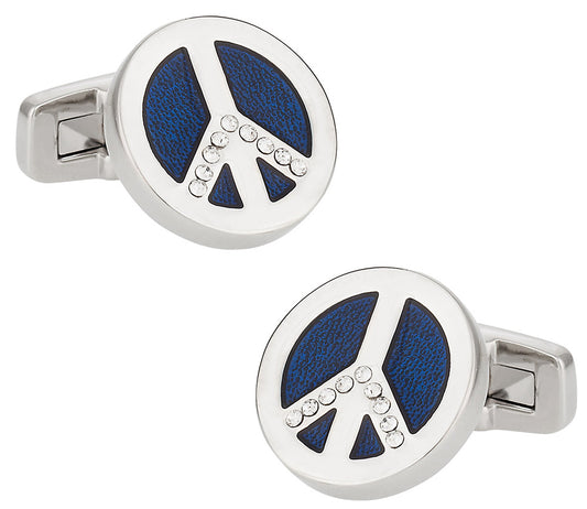 Peace Sign Cufflinks