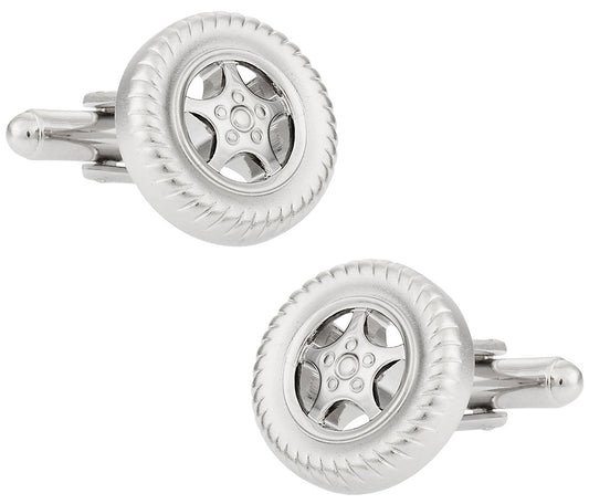 Racing Tire Cufflinks