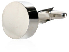 Round Engravable Cufflinks