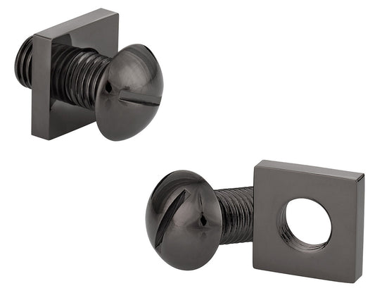Screw and Nut Bolt Gunmetal Cufflinks