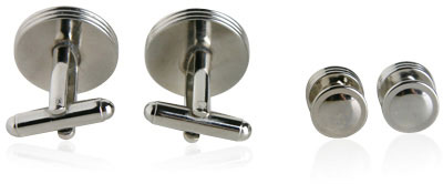 Blue Sodalite Formal Set of Cufflinks and Studs