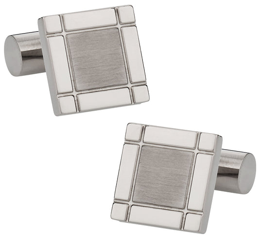 Titanium Square Cufflinks