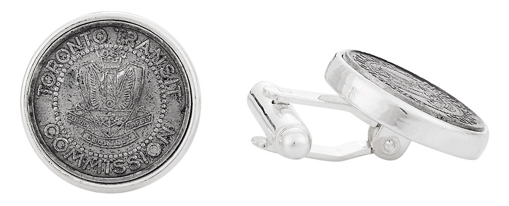 Toronto Transit Token Cufflinks