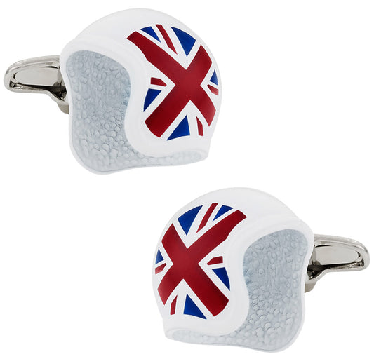 UK Helmet Cufflinks