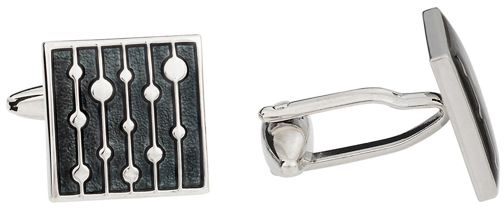 Water Drop Gray Cufflinks