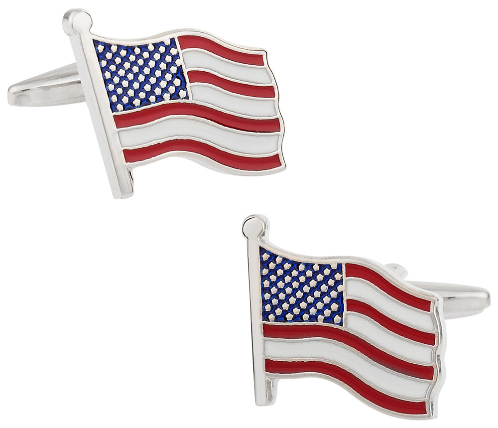 American Flag Cufflinks