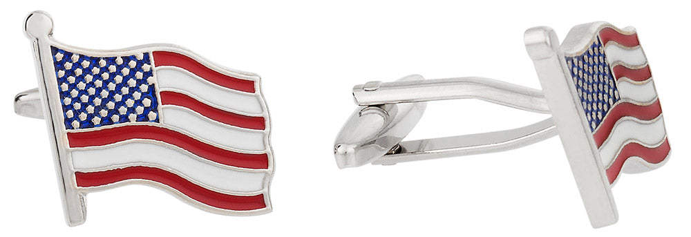 American Flag Cufflinks