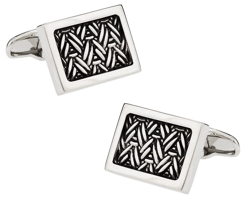 Urban Herringbone 2 Cufflinks