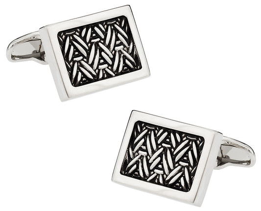 Urban Herringbone 2 Cufflinks