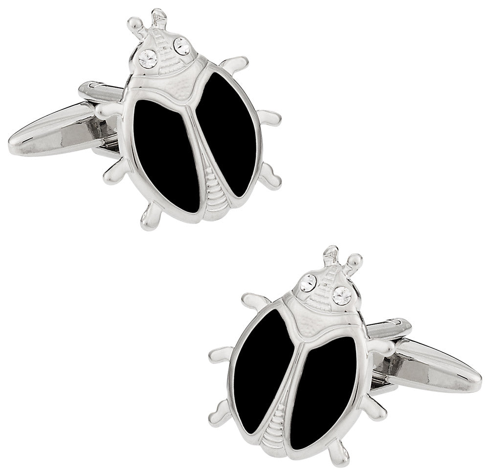 Black Ladybug Cufflinks