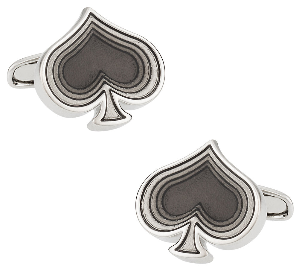 Black Spade Cufflinks