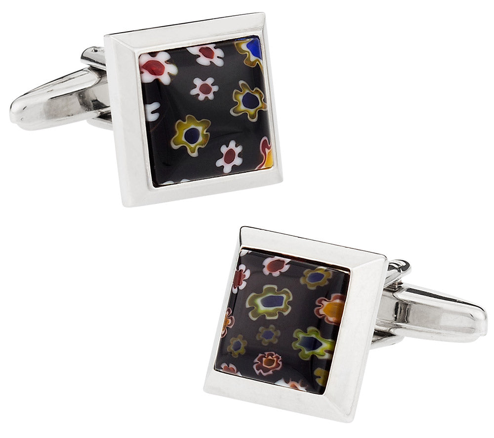 Black Venetian Cufflinks