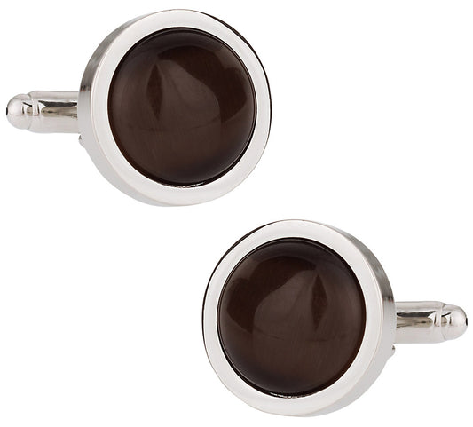 Bold Brown Cufflinks