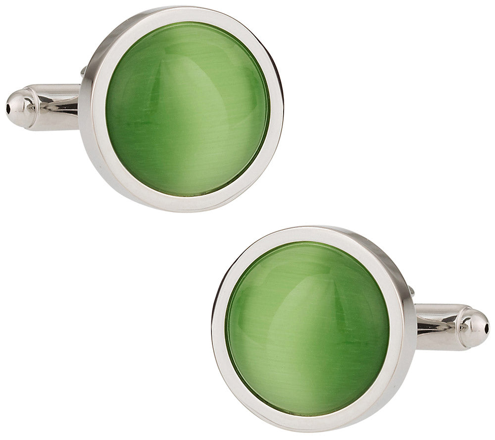 Bold Green Cufflinks