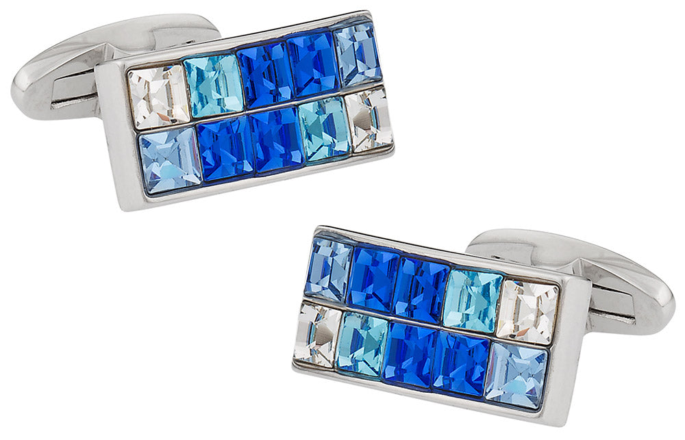 Brilliant Blue Cuff Links