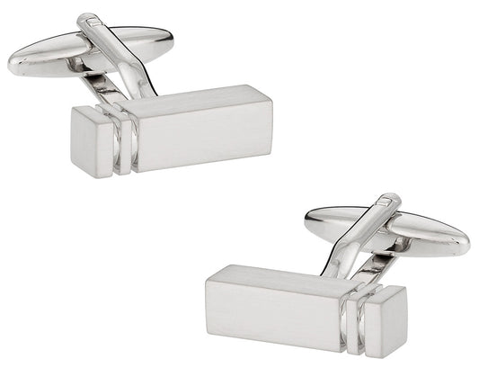 Business Silver Cufflinks