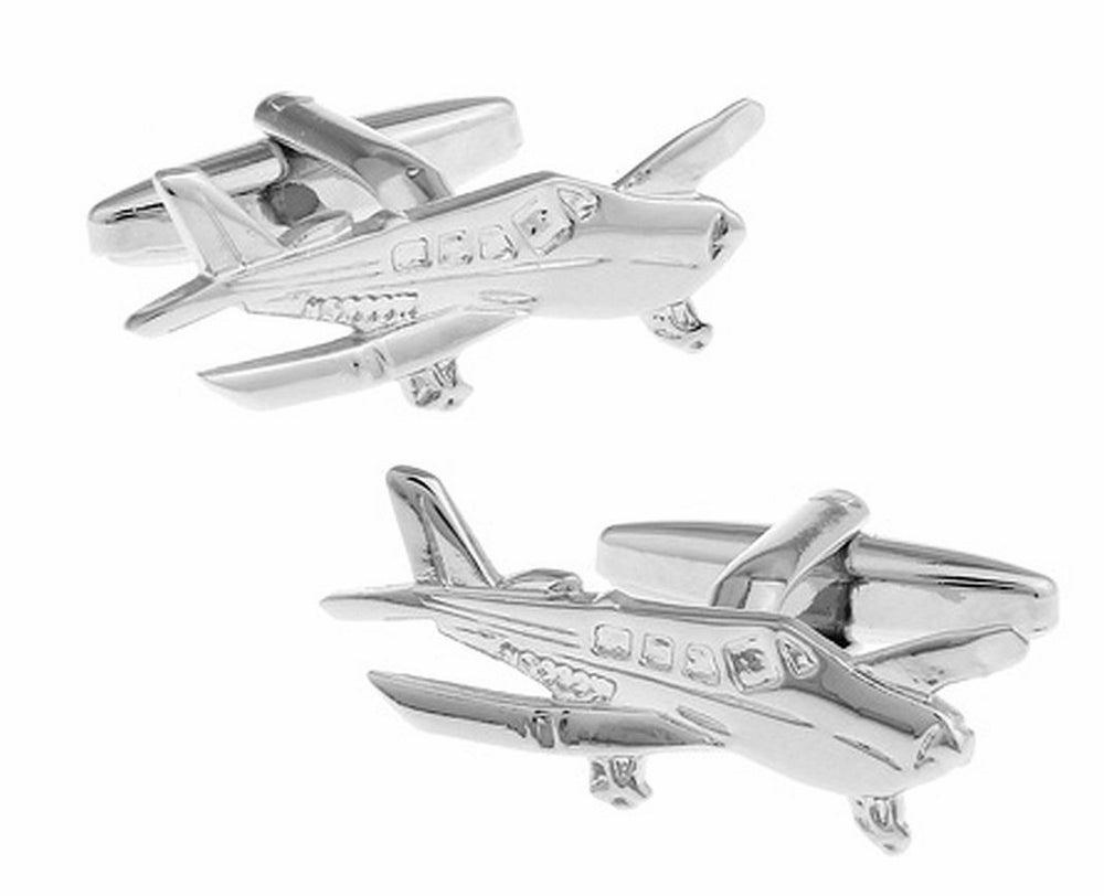 Cessna Airplane Pilot Cufflinks