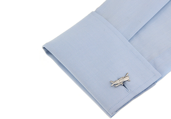 Cessna Airplane Pilot Cufflinks