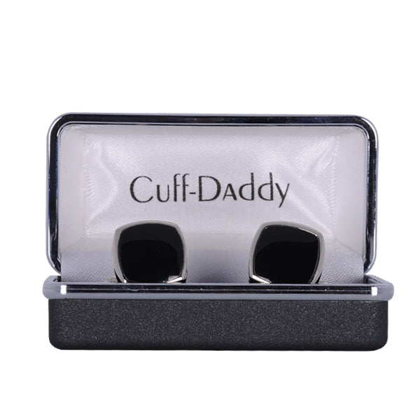 Conservative Black Cufflinks