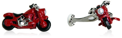 Detailed Motorcycle Cufflinks