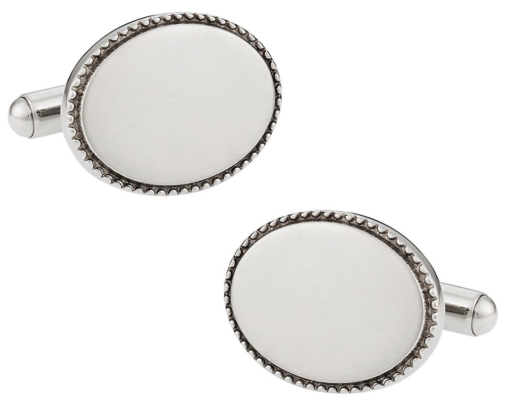 Engravable Stainless Wedding Cufflinks