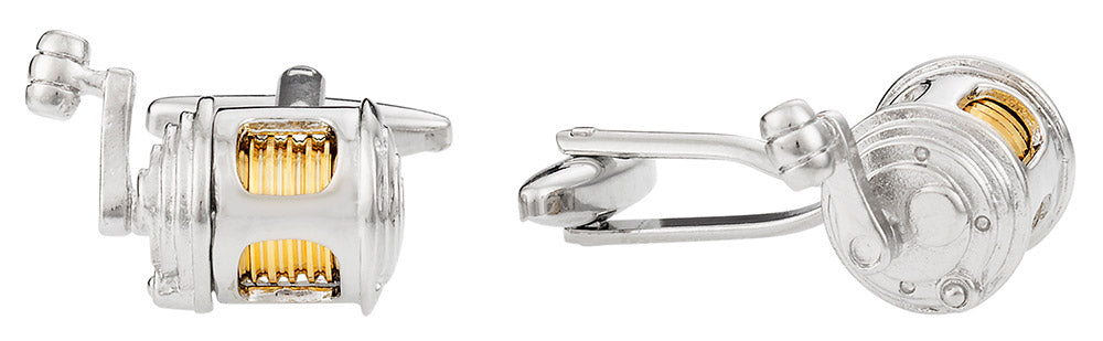 Fishing Reel Cufflinks