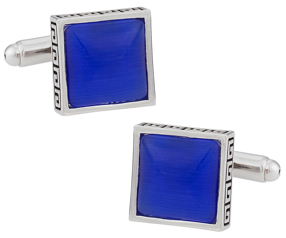 Greek Blue Cufflinks