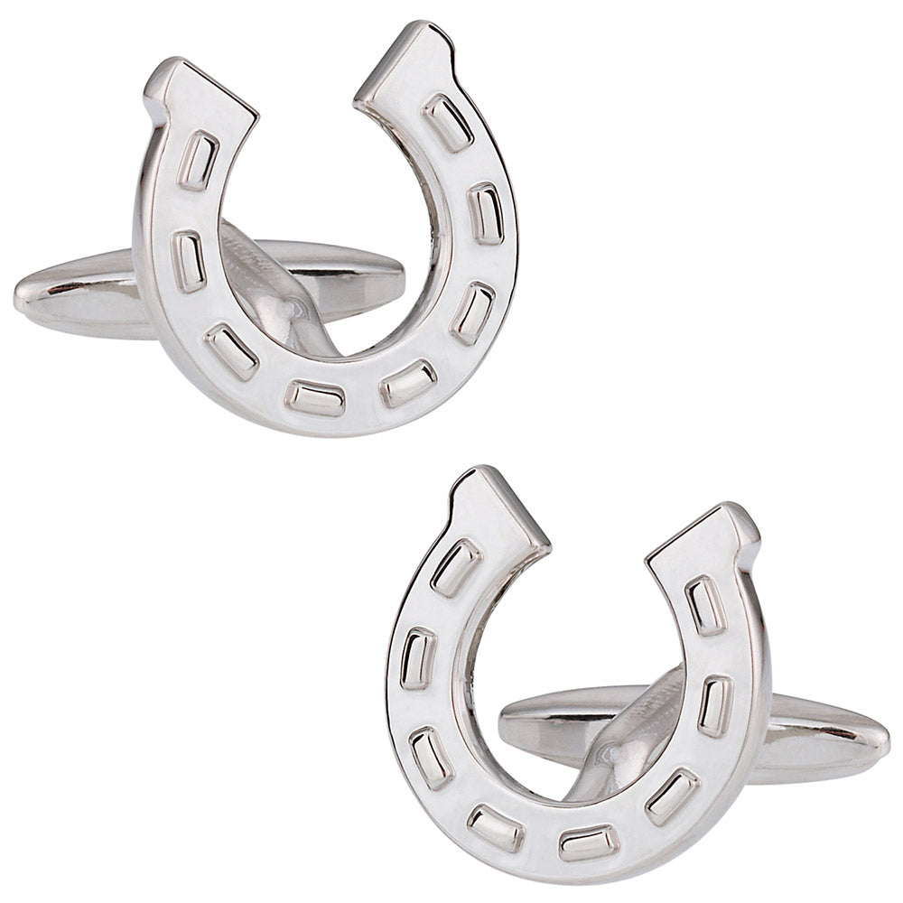 Horseshoe Cufflinks - Good Luck