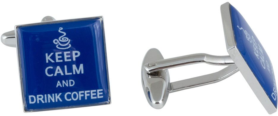 Keep Calm Coffee Cufflinks