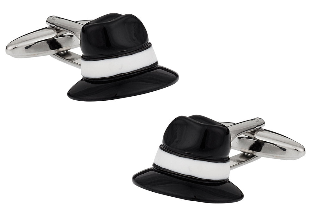 Fedora Hat Cufflinks