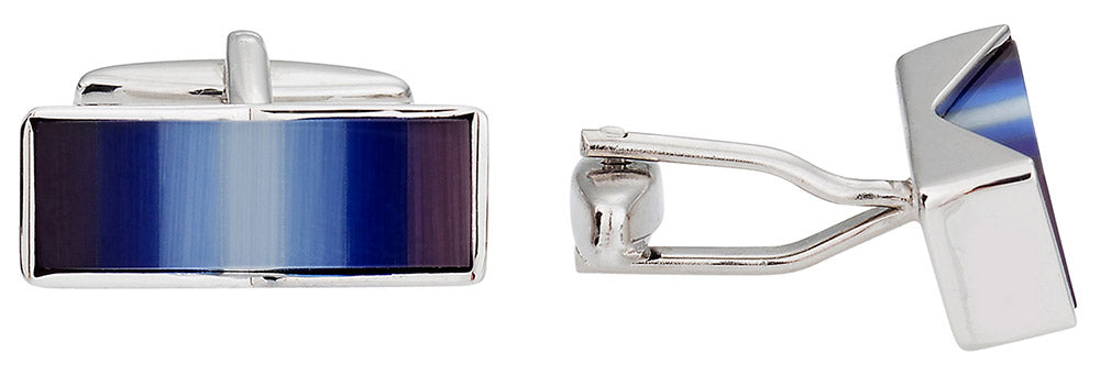 Multi-colored Glass Cufflinks